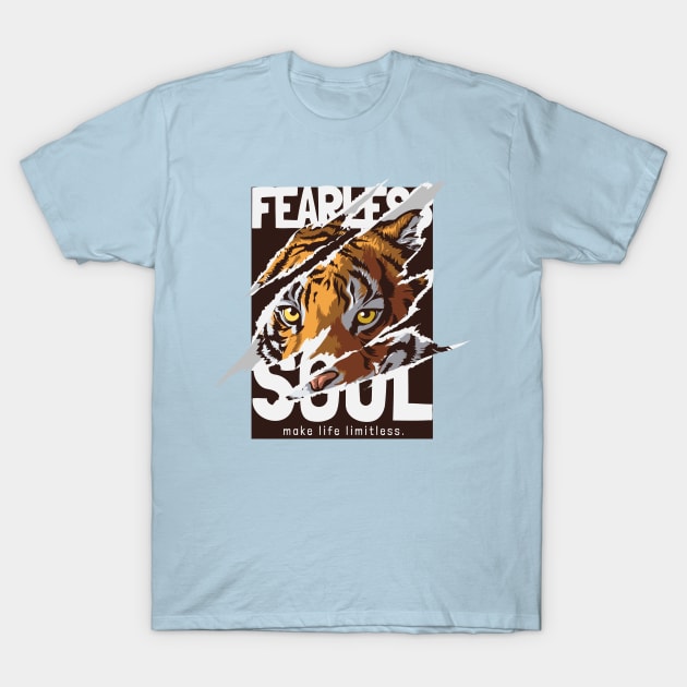 The Fearless Soul T-Shirt by RamsApparel08